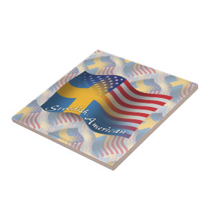 Schwedisch-Amerikanische wellenartig bewegende Fliese