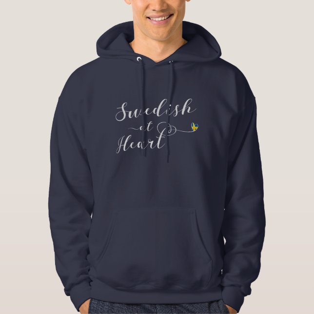 Schwedisch at Heart, Schweden Hoodie (Vorderseite)