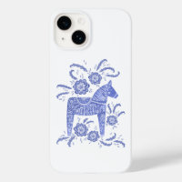 Schwedisch Dala Horse Blue