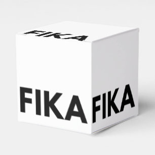 Schwedisch FIKA Bold Black and White Geschenkschachtel