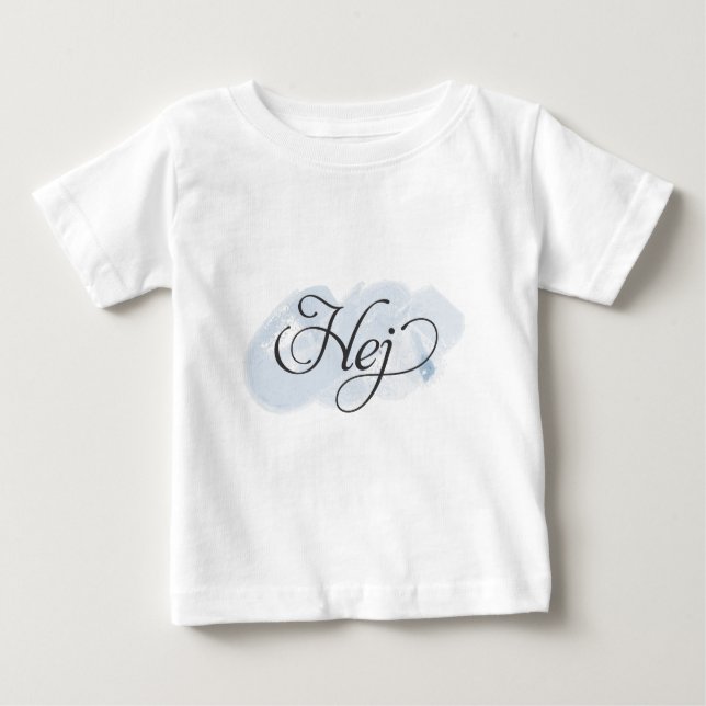 Schwedisch - Hej Baby T-shirt (Vorderseite)