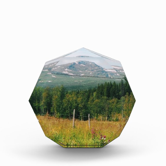 Schwedische Bergwelt Fotoblock (Vorderseite)