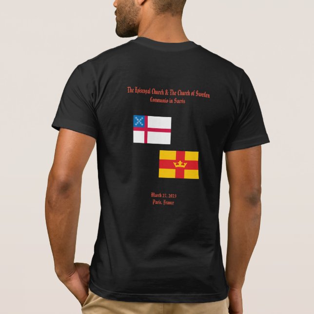 Schwedische & Bischofskirche Vollkommunion T Shirt (Rückseite)