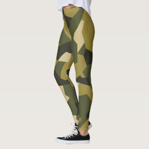 Schwedische Camouflage Advanced Green Leggings