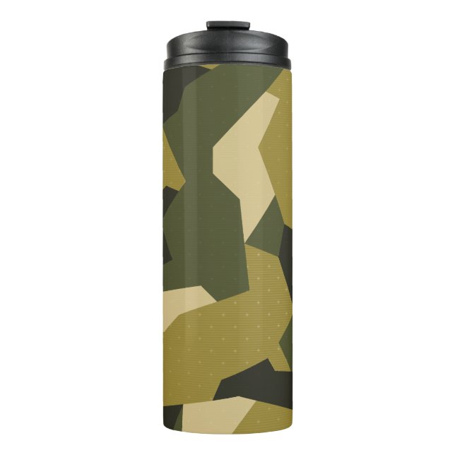 Schwedische Camouflage Advanced Green Thermosbecher (Vorderseite)