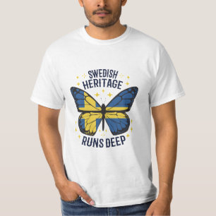 SCHWEDISCHE ERBE RUNDET TIEF T-Shirt