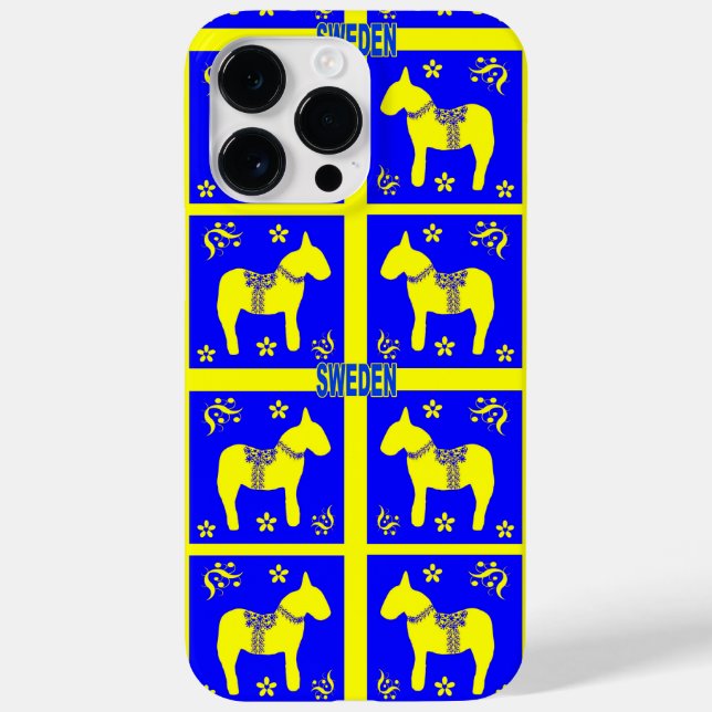 schwedische Farbzeichen Case-Mate iPhone 14 Pro Max Hülle (Rückseite)