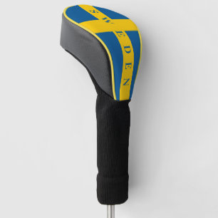 Schwedische Flagge für Zollspecht Golf Headcover