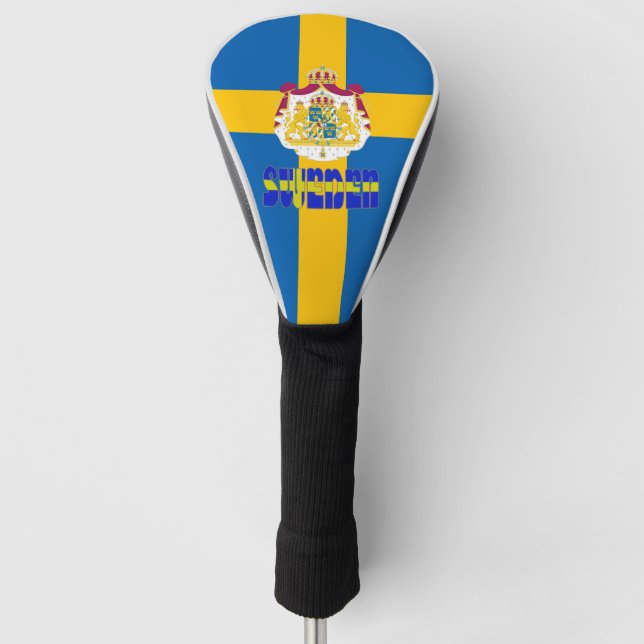 Schwedische Flagge Golf Headcover (Vorderseite)