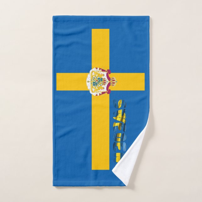 Schwedische Flagge Handtuch (Handtuch)