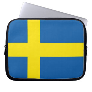 Schwedische Flagge Laptopschutzhülle