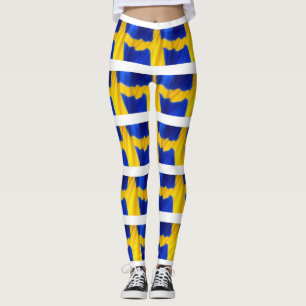 SCHWEDISCHE FLAGGE LEGGINGS