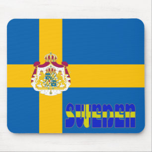 Schwedische Flagge Mousepad