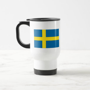 Schwedische Flagge Reisebecher