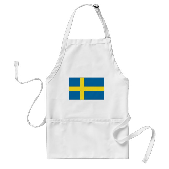 Schwedische Flagge Schürze (Vorne)