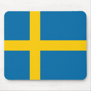 Schwedische Flagge (Schweden) Mousepad