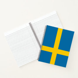 Schwedische Flagge (Schweden) Notebook Notizbuch