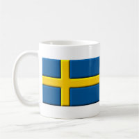 Schwedische Flagge Svensk Tasse