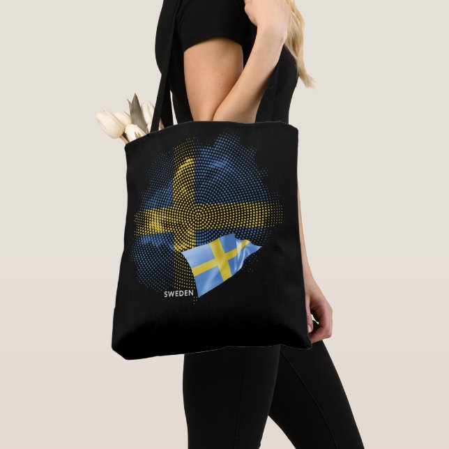 Schwedische Flagge Tasche (Von Nahem)