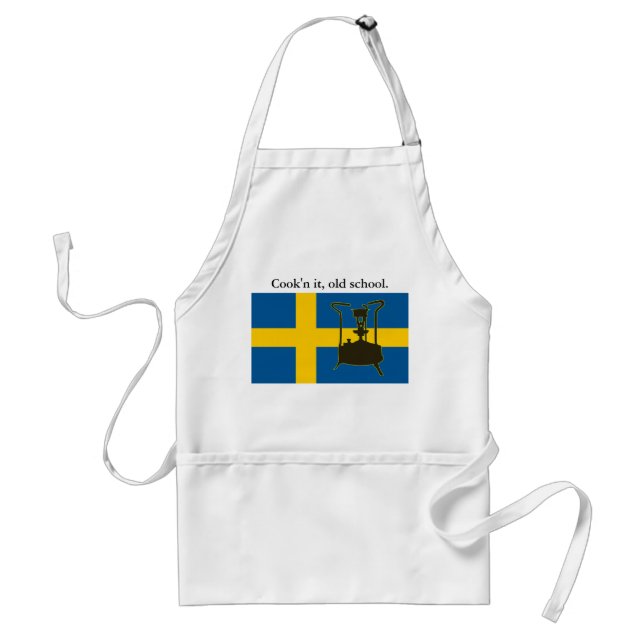 Schwedische Flagge und Paraffin-Druckofen Schürze (Vorne)