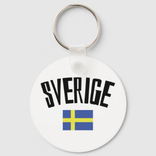 schwedische Flaggenikone Schlüsselanhänger
