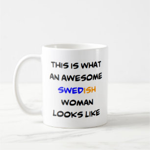 schwedische Frau, großartig Kaffeetasse