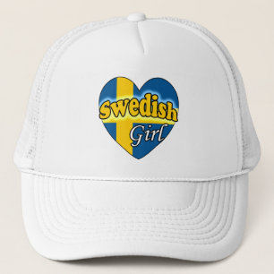Schwedische Girl Truckerkappe