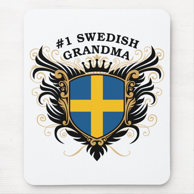 Schwedische Großmutter der Nr.-eine Mousepad (Vorne)