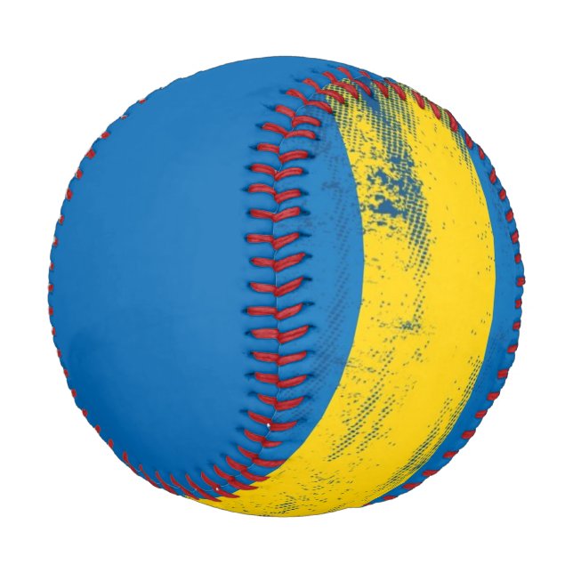 Schwedische Grunge-Fahne Baseball (Schrägansicht)