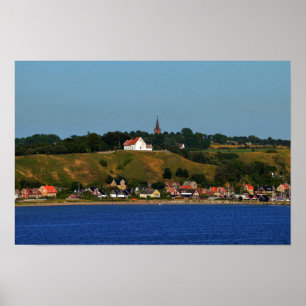 Schwedische Insel Ven, Öresund 20x12 Zoll Poster