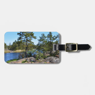 Schwedische Landkarte Gepäckanhänger