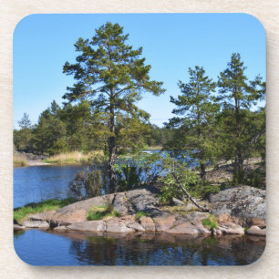 Schwedische Landkarte Getränkeuntersetzer