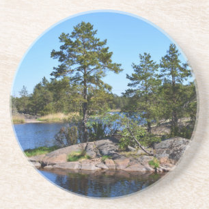 Schwedische Landkarte Getränkeuntersetzer