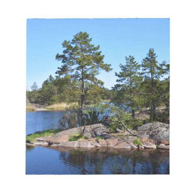 Schwedische Landkarte Notizblock (Vorderseite)