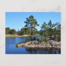 Schwedische Landkarte Postkarte