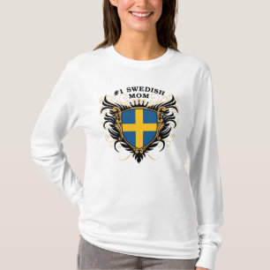 Schwedische Mama der Nr.-eine T-Shirt