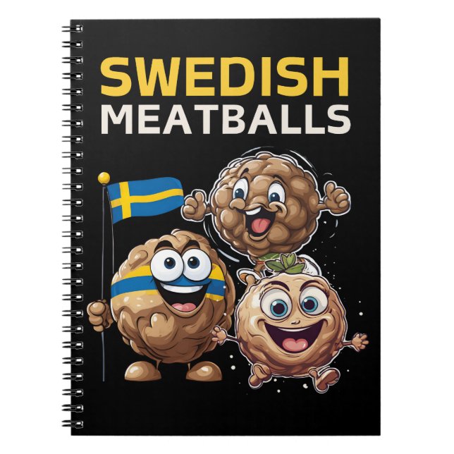 Schwedische Meatballs Notizblock (Vorderseite)