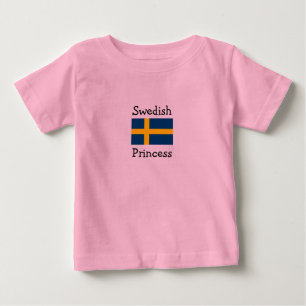 Schwedische Prinzessin Baby T-shirt