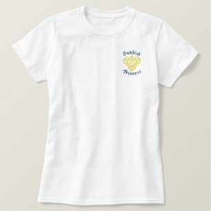Schwedische Prinzessin Besticktes T-Shirt