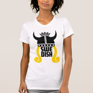 Schwedische Prinzessin Funny Ladys Zerstörter T -  T-Shirt
