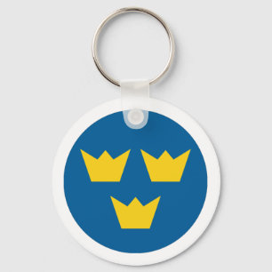 Schwedische Runde Schlüsselanhänger