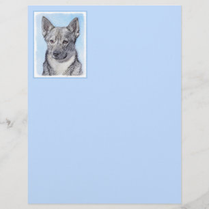 Schwedische Vallhund-Malerei - Niedliche Original