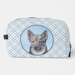 Schwedische Vallhund Malerei Niedliche Original Hu Waschbeutel