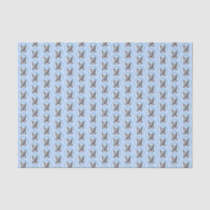 Schwedische Vallhund-Malerei - Niedliche Original Seidenpapier