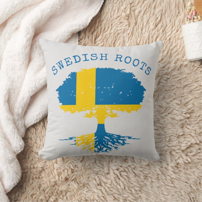 Schwedische Wurzeln Kissen (Decke)