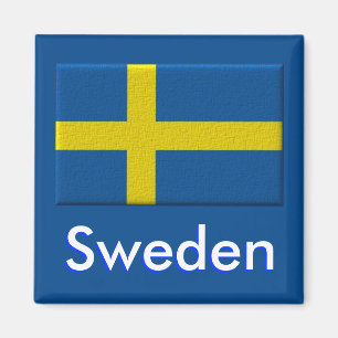 Schwedischer Flaggen-Skandinavier Magnet