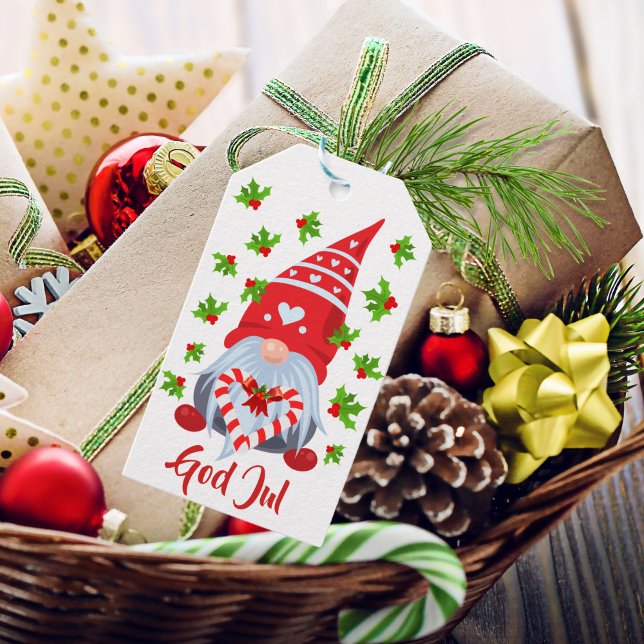 Schwedischer Gnome mit Herz Geschenkanhänger (Von Creator hochgeladen)