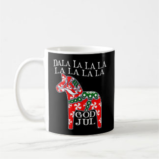 Schwedischer Gott Jul Dala Horse Dalahost Kaffeetasse