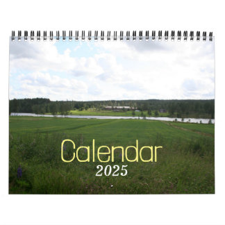 Schwedischer Landschaftskalender 2025 Kalender
