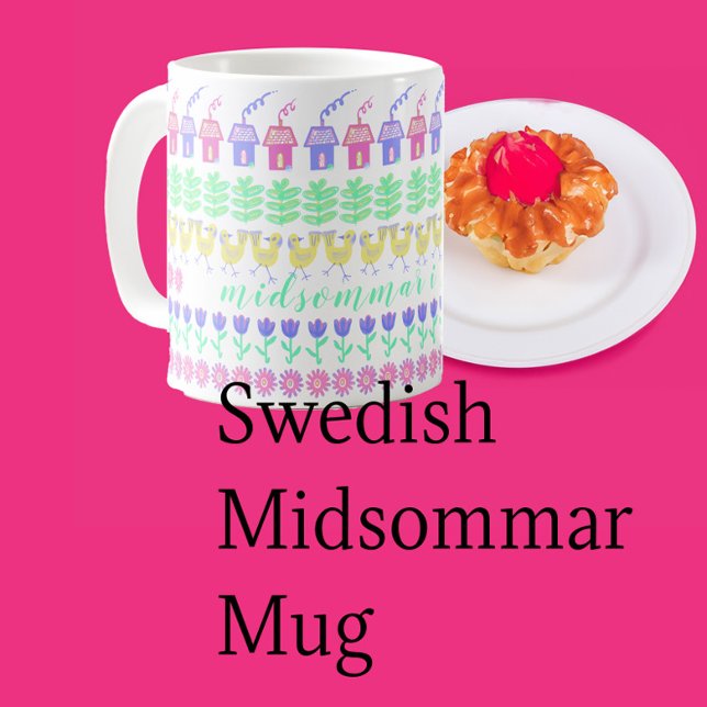 Schwedischer Sommer Kaffeetasse (Von Creator hochgeladen)